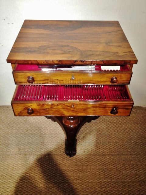 Rosewood  Table/cabinet C 1840