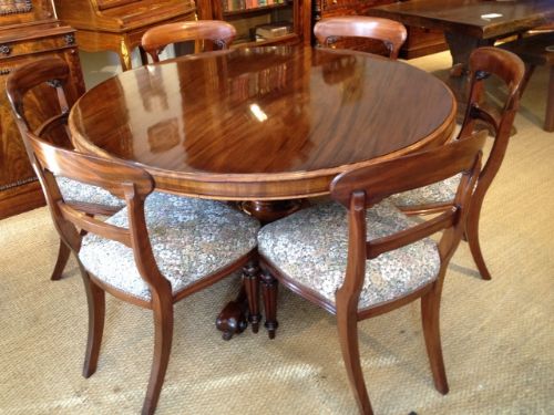 Mahogany Table and Chairs