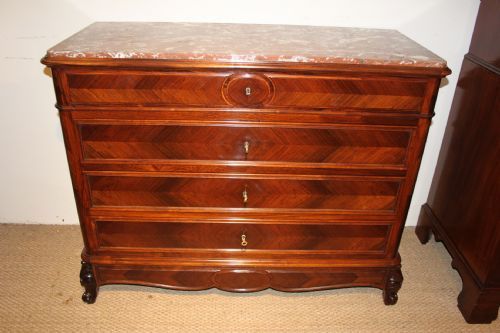 Rosewood Chest of Drawers / French Commode