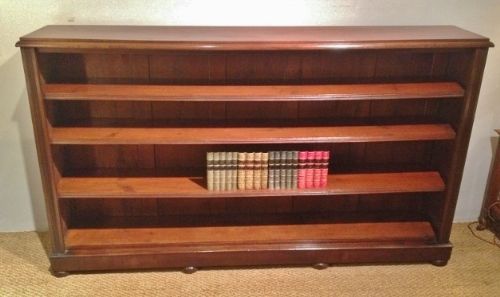 Mahogany Bookcase Long And Low 437647 Sellingantiques Co Uk