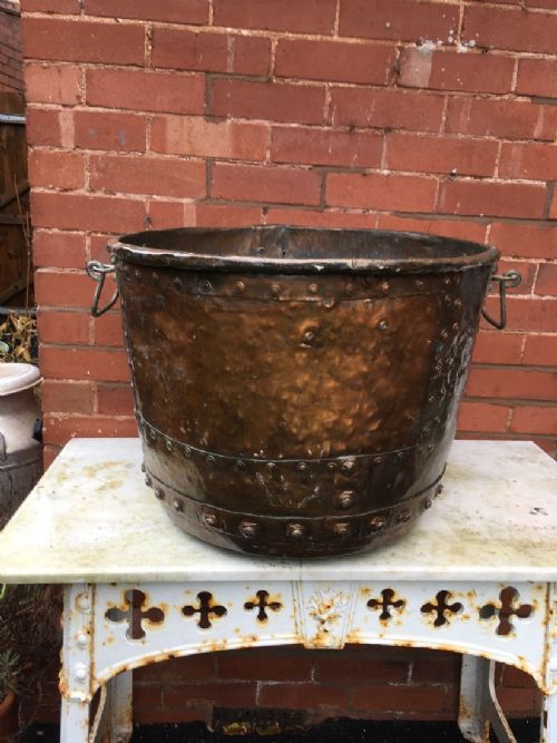 Copper Log Bin
