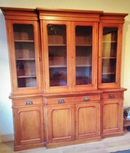 Bookcase. Pine Library C 1890