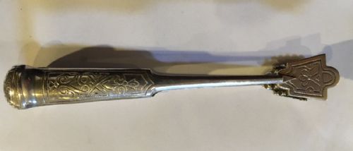 Russian Silver Sugar Tongs