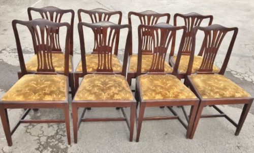 Set of 8 Antique Dining Chairs