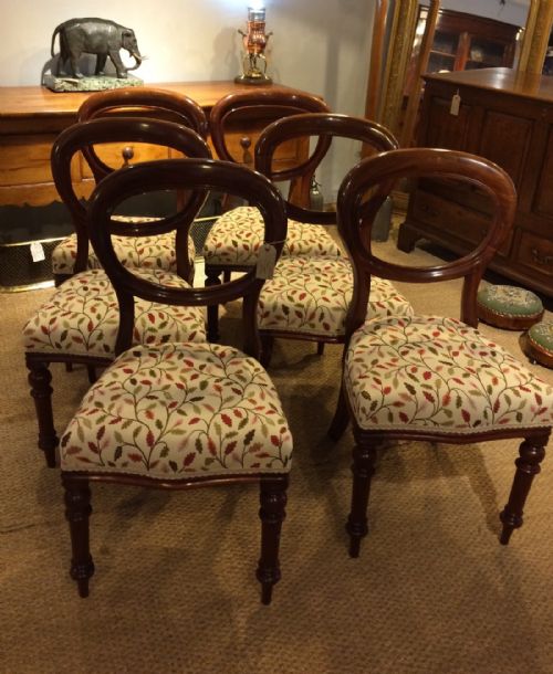 Set of Six Victorian Dining Chairs
