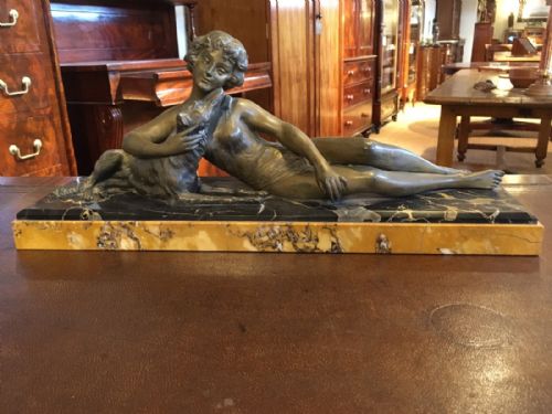Art Deco Spelter Group