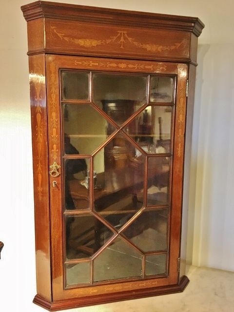 Mahogany Corner Cabinet
