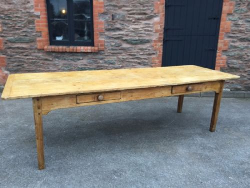 Farm House Pine Table. English C 1820