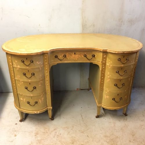 Kidney Shaped Desk Early 20th Century