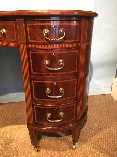 fig 1. mahogany desk 