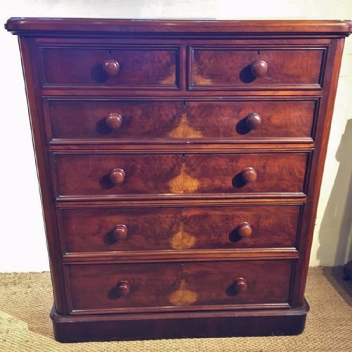 Mahogany Chest of Drawers. C1860