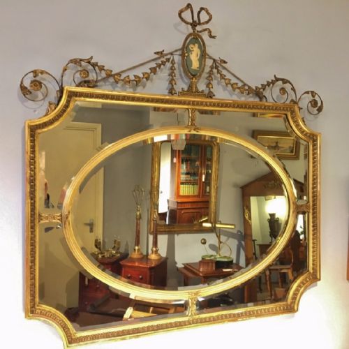 Gilt Wall Mirror C 1890