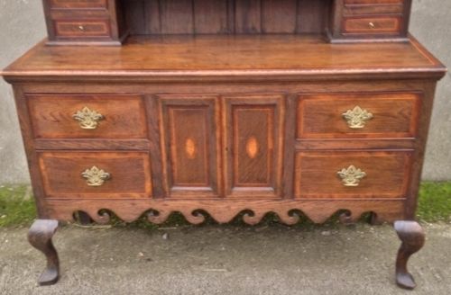 fig 1. Oak antique dresser. c 1880