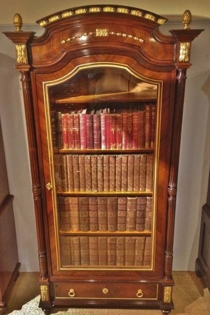 Bookcase, French Rosewood C 1880
