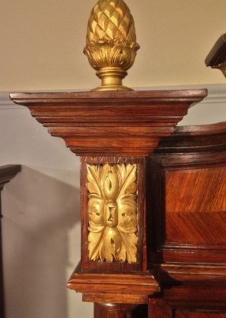 fig 2. BOOKCASE, French Rosewood c 1880