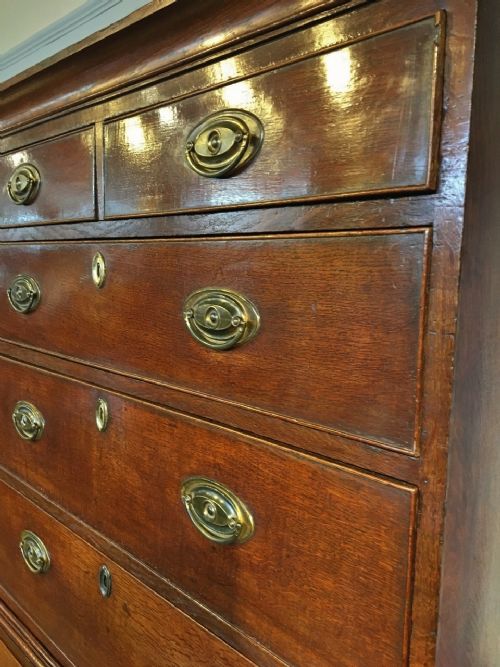 fig 1. Georgian Chest on Chest. Oak C 1790