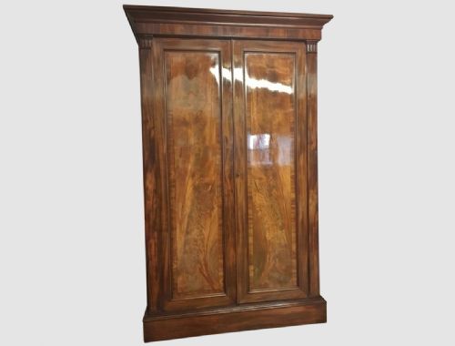 Mahogany 2 Door Wardrobe English C 1830
