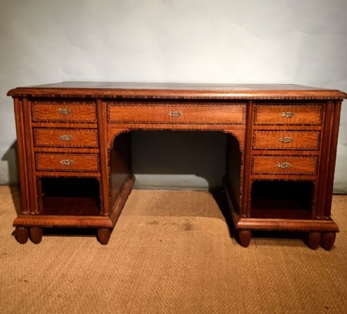 Art Deco Pedestal Desk