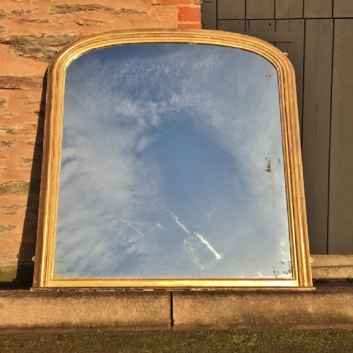 Gilt Overmantle Mirror. C 1870