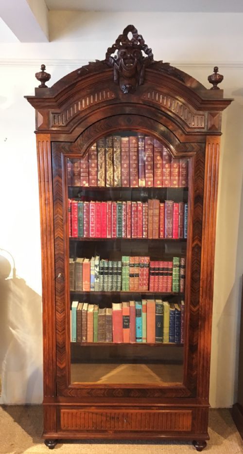 Tall Single Door Bookcase