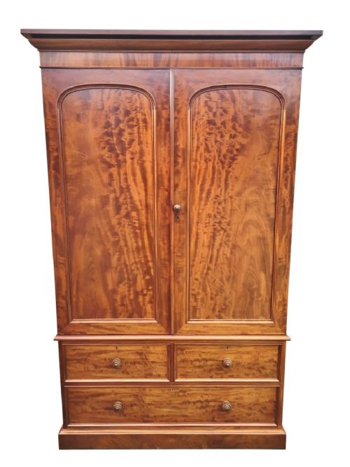 Mahogany Wardrobe. English C 1860