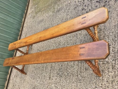 Cherry Wood Farmhouse Benches.