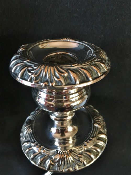 fig 1. SILVER PLATED CANDELABRA. SHEFFIELD. C 1850
