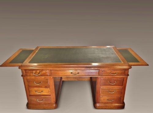 fig 1. PEDESTAL WRITING DESK, C 1890