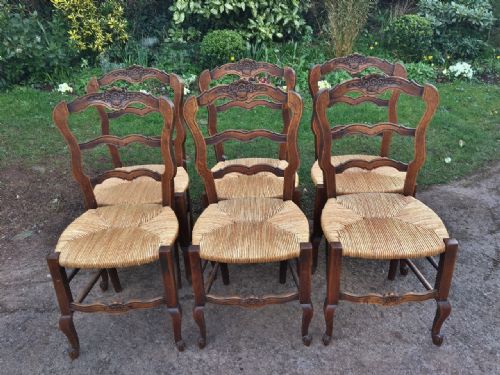French Kitchen Chairs. 6. C 1930 Art Deco Period