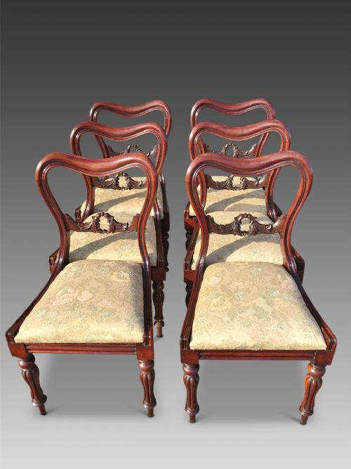 Dining Chairs. Set of 6. C 1840