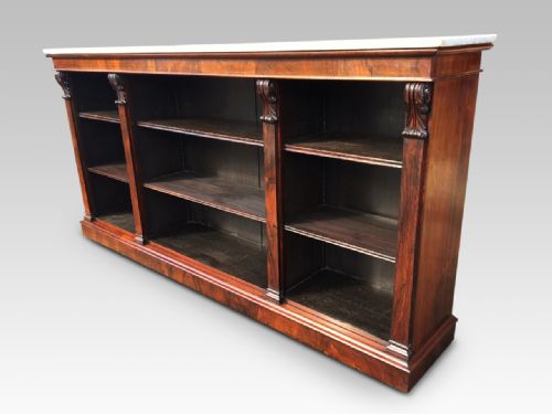 Open Bookcase Rosewood C 1850