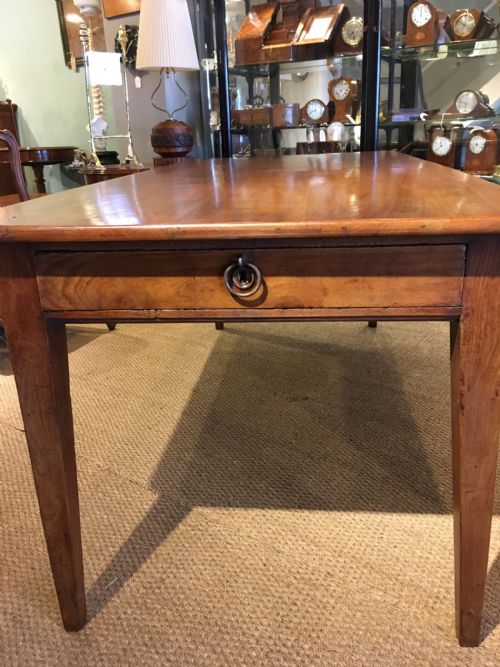 fig 1. Farmhouse table in cherry 6ft long  