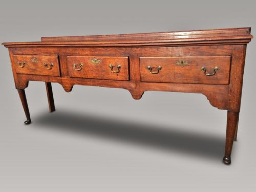 18th Century  Oak Dresser Base.