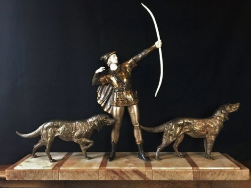 Art Deco Spelter Figure. French. C 1930,S