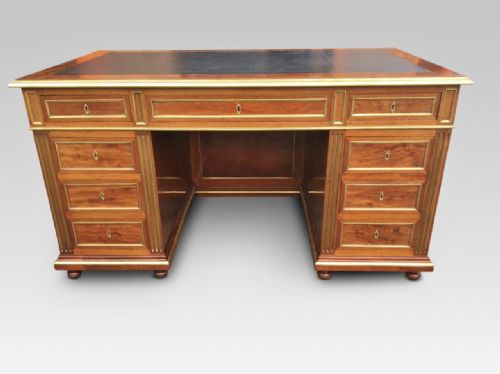 Mahogany Desk. French C 1880,