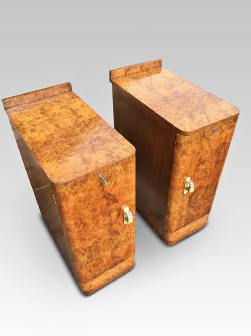 fig 1. ART DECO BEDSIDE CABINETS. C 1930