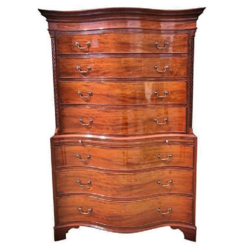 Mahogany Chest on Chest. English C 1800