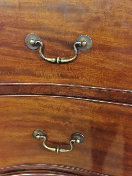 fig 3. MAHOGANY CHEST ON CHEST. ENGLISH C 1800