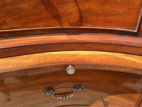 fig 2. MAHOGANY CHEST ON CHEST. ENGLISH C 1800
