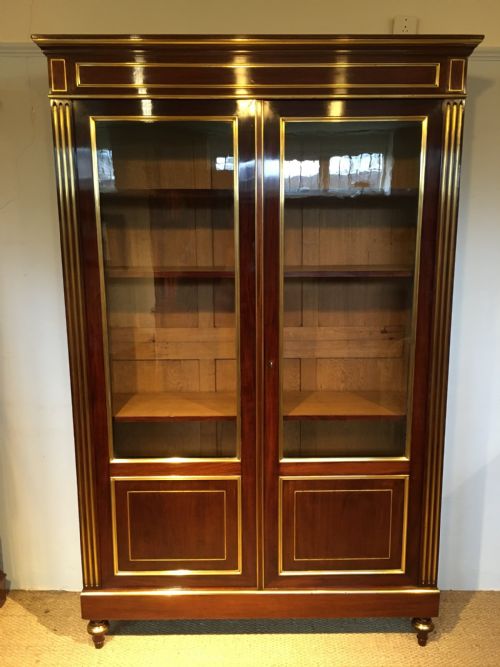 Mahogany 2 Door Bookcase