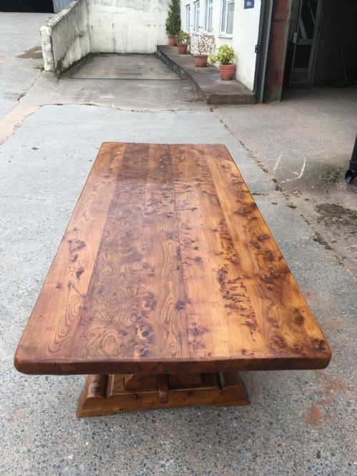 Art Deco Elm Refectory Table