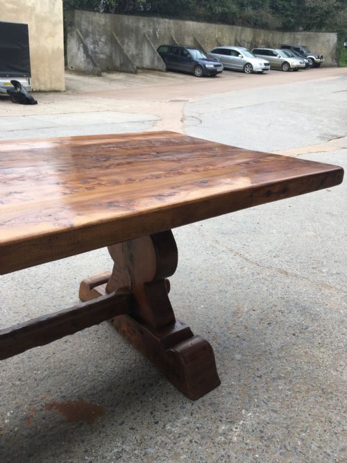 fig 1. Art Deco Elm refectory table