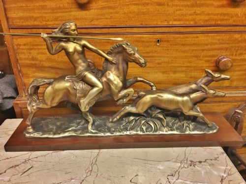 Art Deco Figure of a Hunter. C 1930