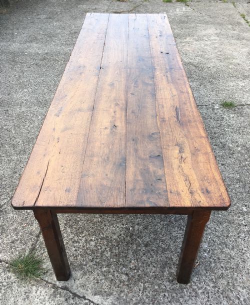 Oak Farmhouse Table