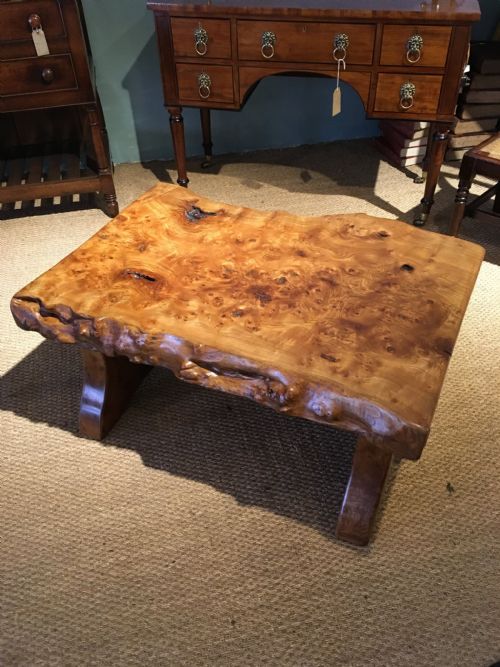 Art Deco Elm Coffee Table