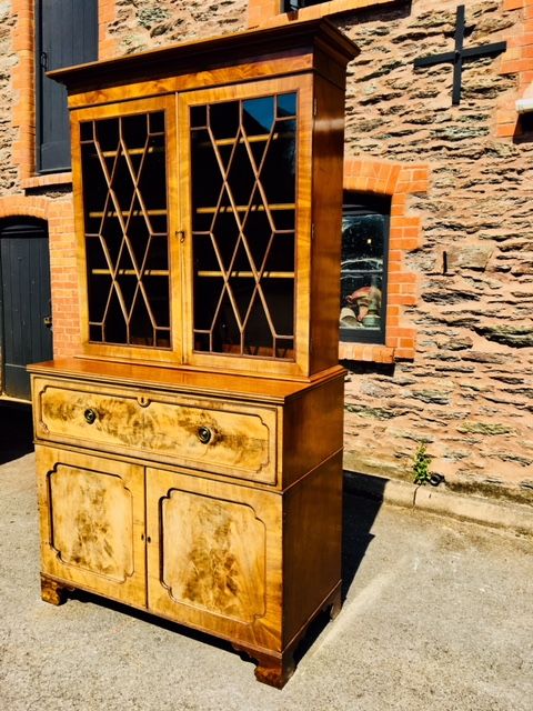 Secetaire Bookcase. Georgian Mahogany , C 1800