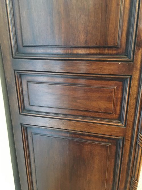 fig 1. 19th century walnut bookcase