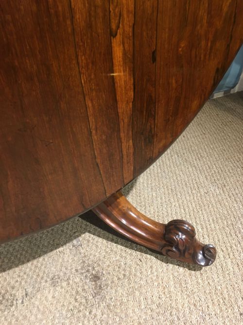 fig 1. Rosewood Loo table / centre table