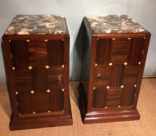 Pair of Art Deco Bedside  Cabinets
