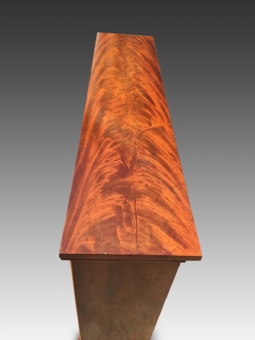 fig 1. Antique Mahogany Bookcase C 1850